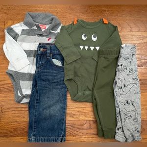 12m CARTERS BABY lot